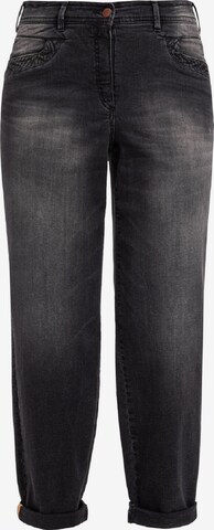 Recover Pants Loosefit Jeans in Zwart: voorkant