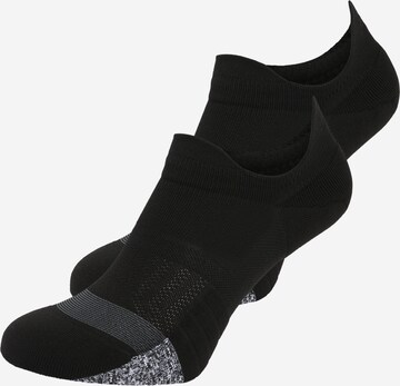 UNDER ARMOUR Sports socks 'Breathe' in Black: front