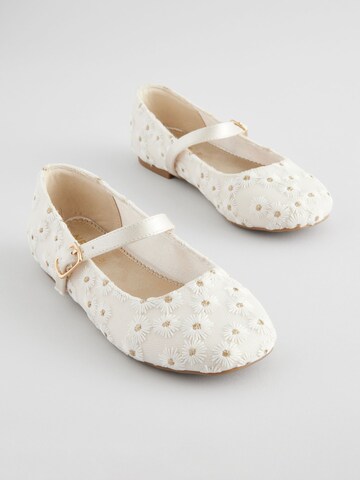 Next Ballerinasko i hvid