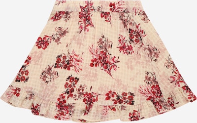 Vero Moda Girl Nederdel 'ROSIE' i lyserød / pastelpink / rød / sort, Produktvisning
