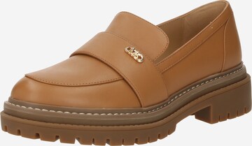 MICHAEL Michael Kors - Sapato Slip-on 'PARKER LUG' em castanho: frente