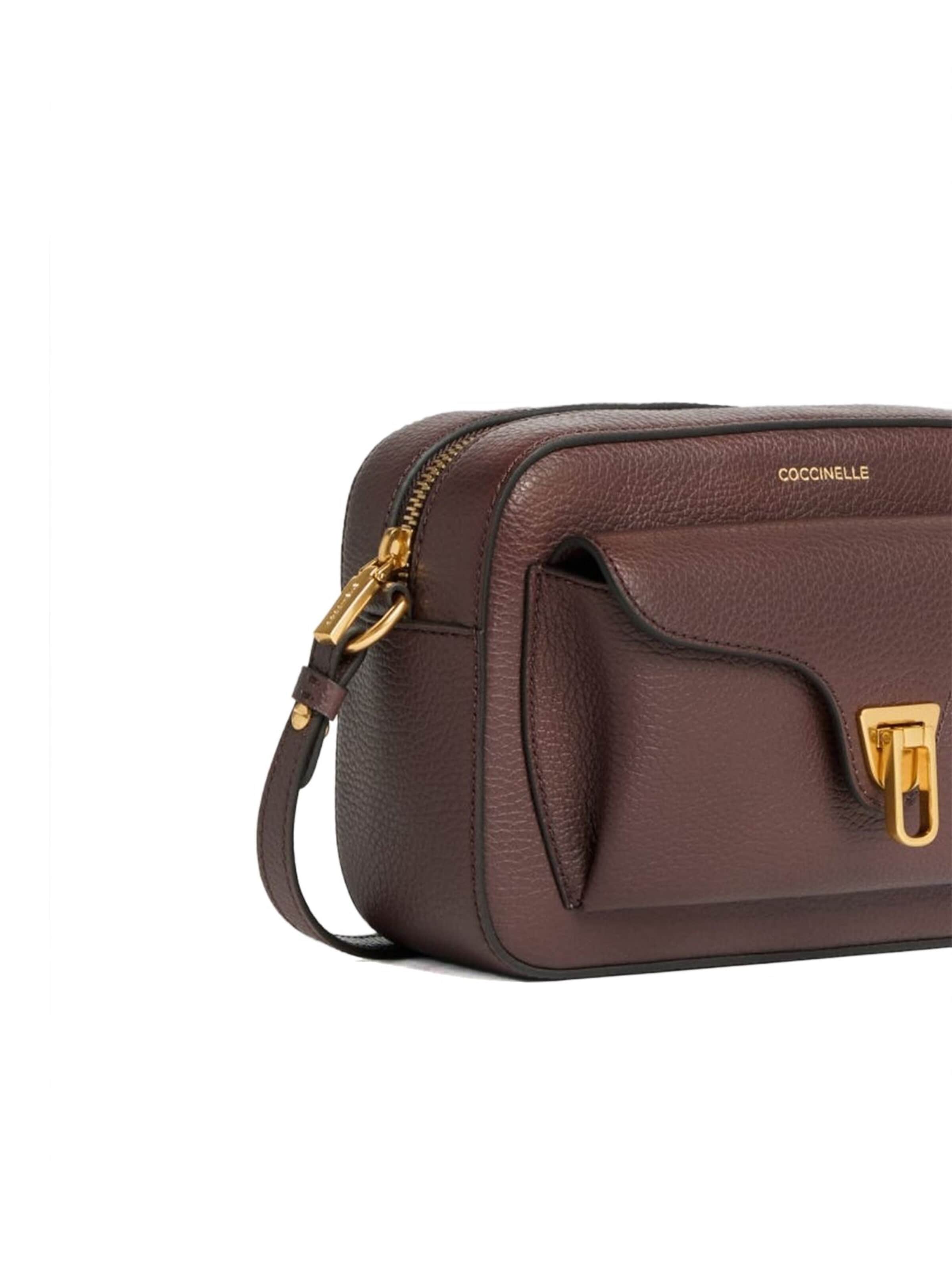 Coccinelle - Bolso de hombro 'Coccinelle Beat Soft Handbag Grained Leather' en marrón