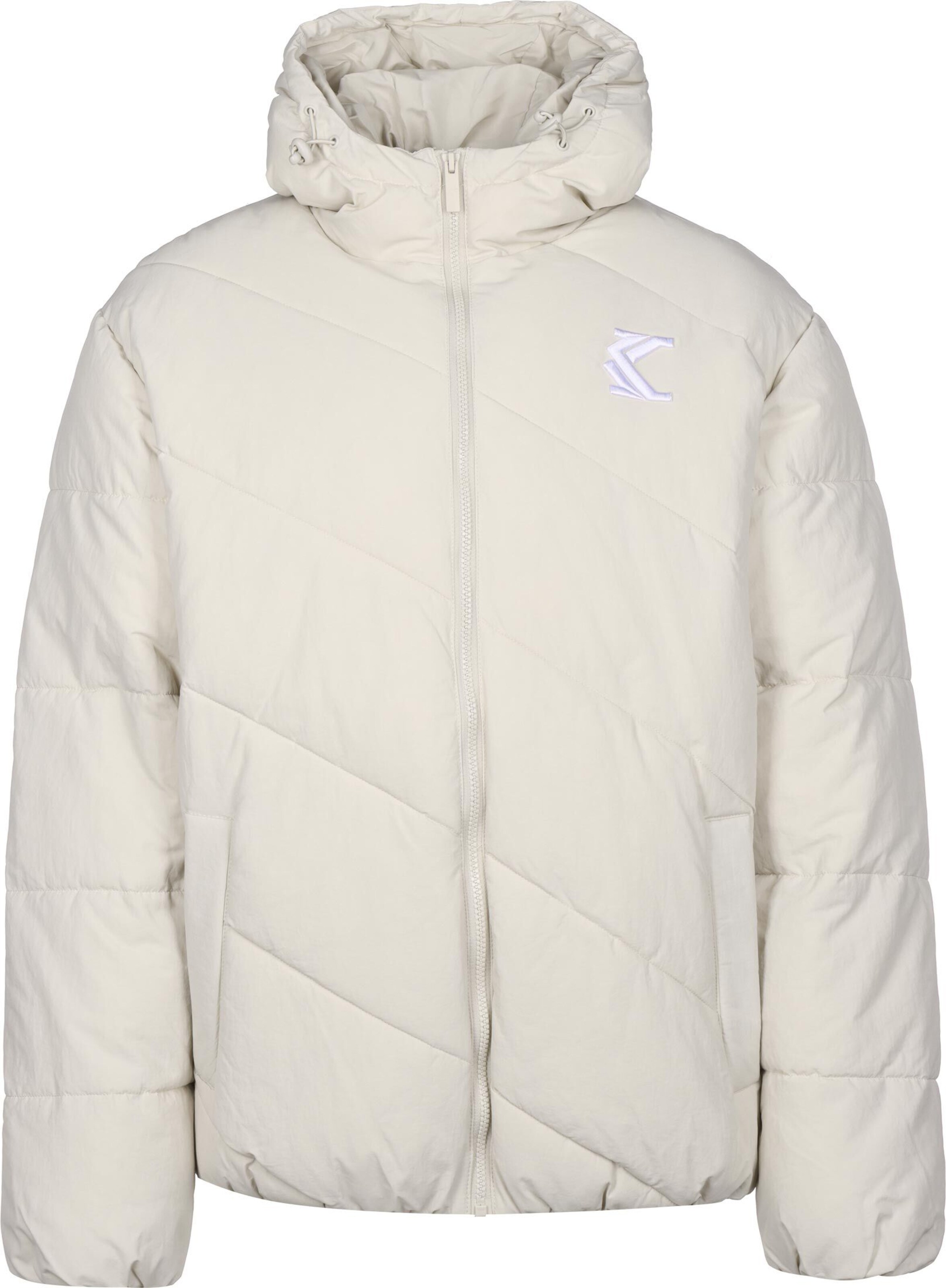 Karl Kani Winter Jacket in Beige: front