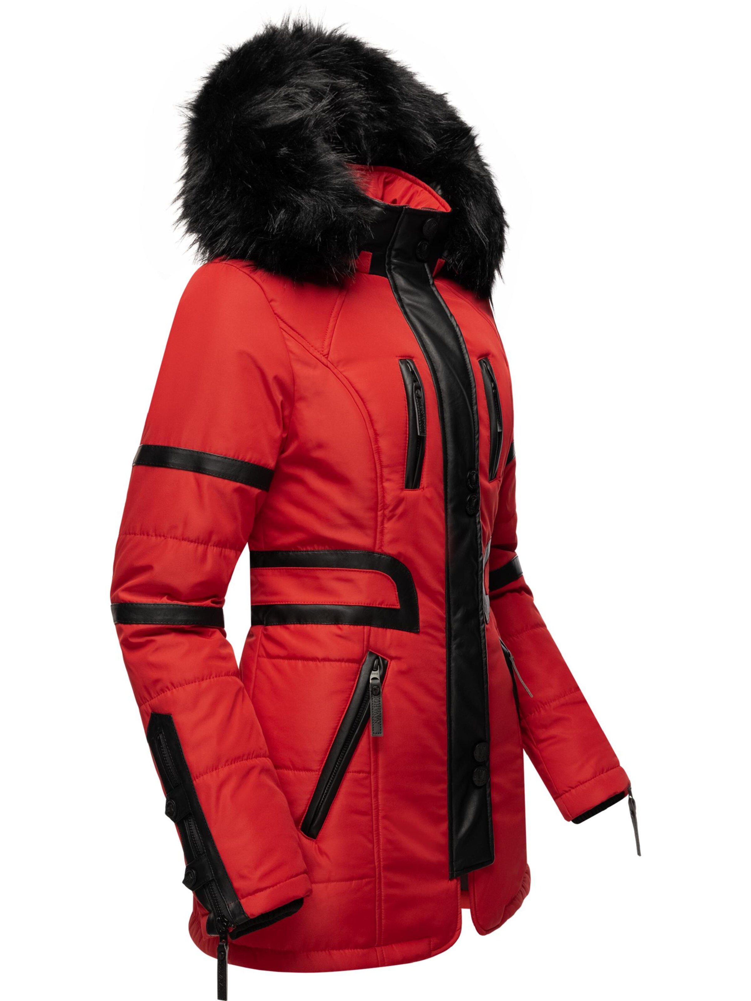 NAVAHOO Zimná bunda 'Moon' - Červená