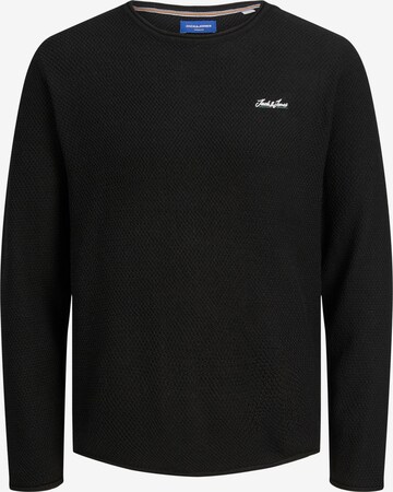 JACK & JONES Sweater 'Paul Tons' in Black: front