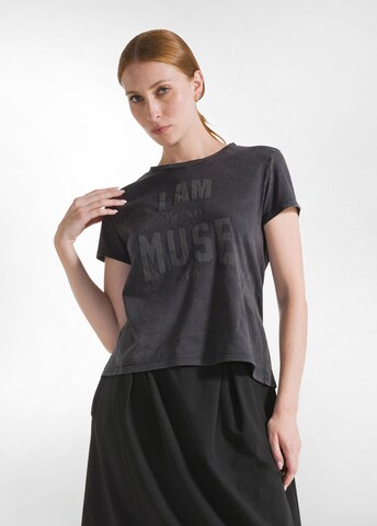 DEHA Shirt in Zwart: voorkant