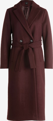 zero Between-Seasons Coat in Red: front