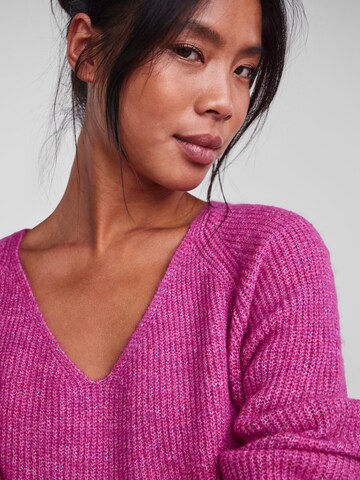 PIECES - Pullover 'Ellen' em rosa