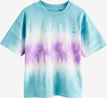 T-Shirt Next en bleu : devant