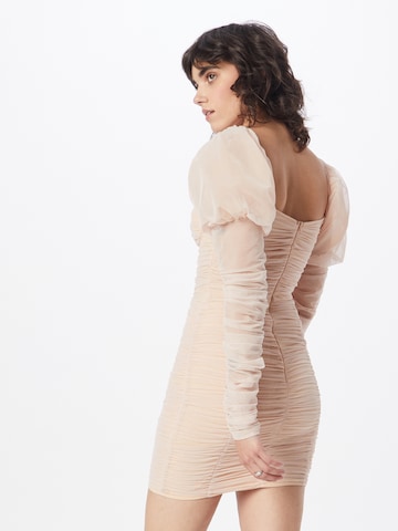 Misspap - Vestido en beige