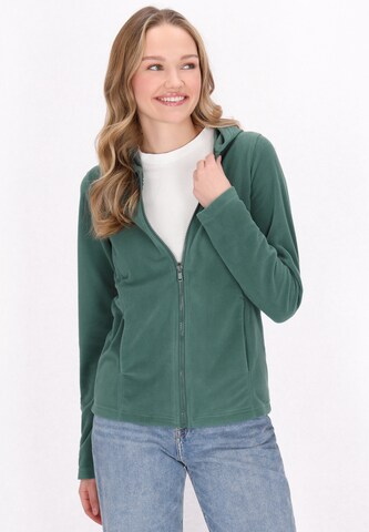 MYMO Fleece jacket in Green: front