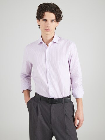 Michael Kors Slim Fit Риза в лилав: отпред