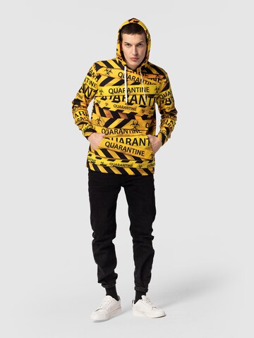 Mr. Gugu & Miss Go Sweatshirt 'Quarantine' in Gelb