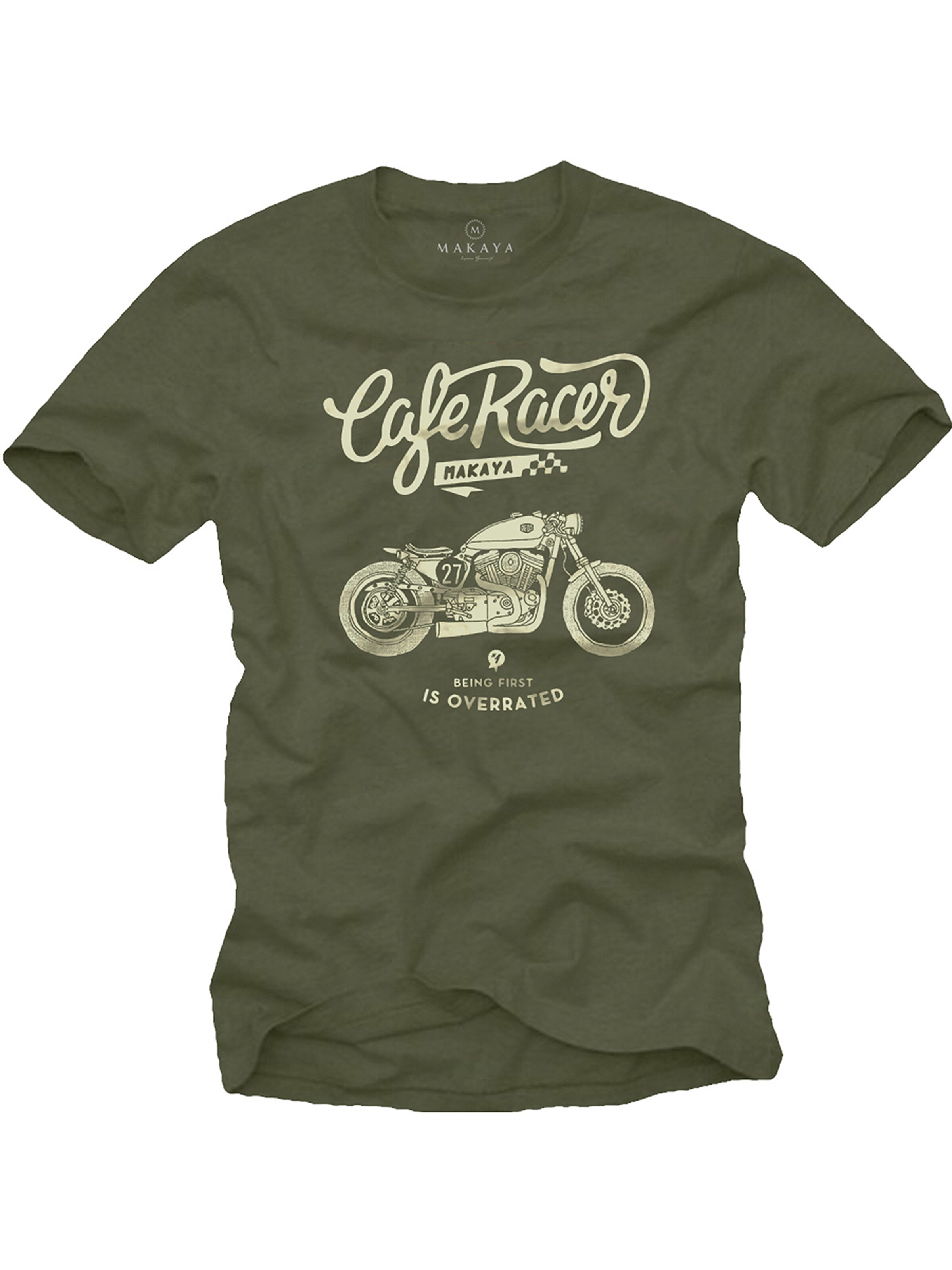 MAKAYA Shirt 'Being first' in Green