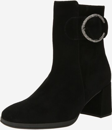 GABOR Ankle Boots in Black: front