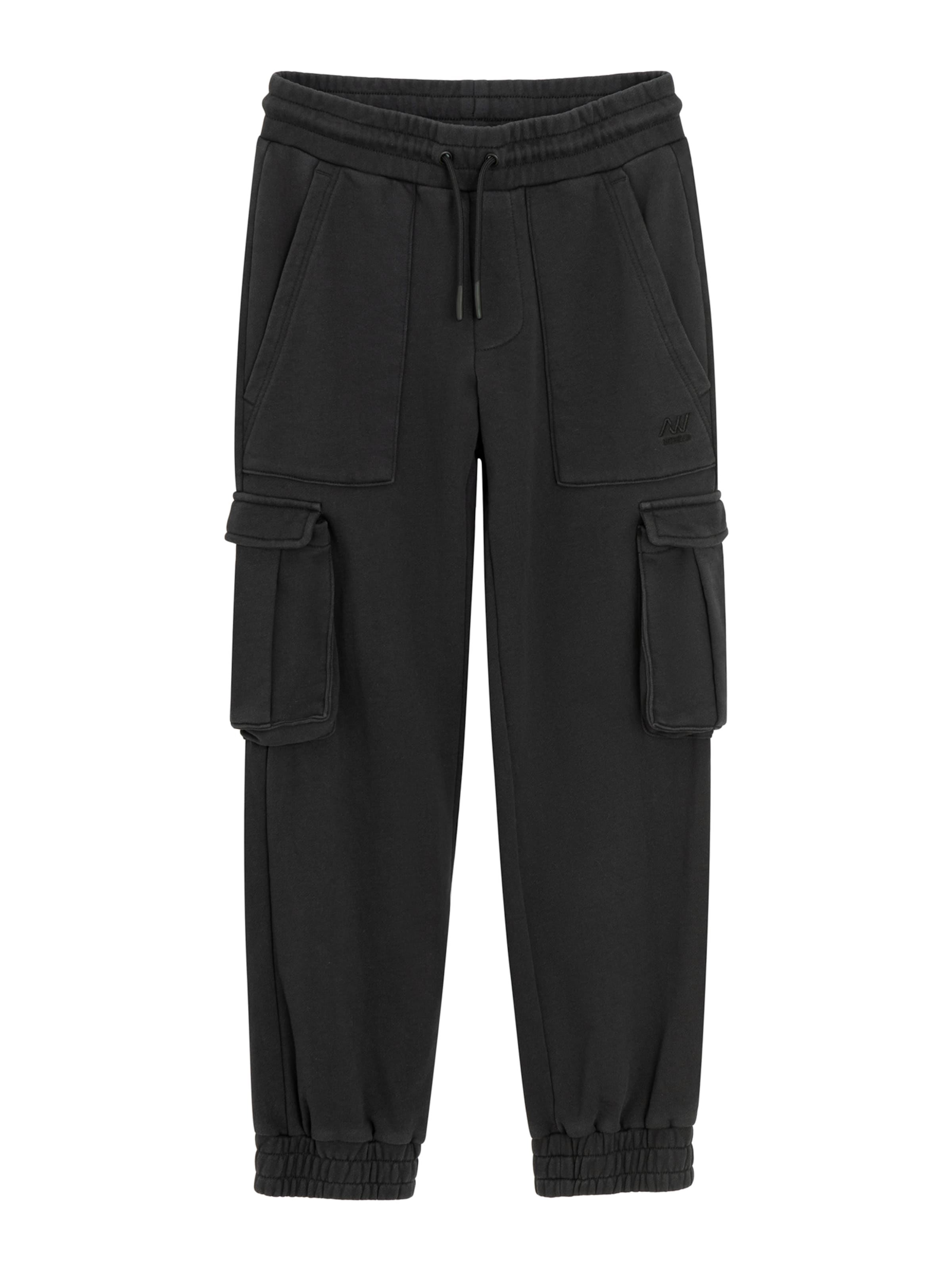 Tapered Pantaloni cargo di NoWear in nero: frontale