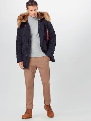 ALPHA INDUSTRIES Vinterparka 'Explorer' i sort