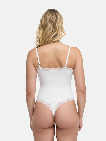 Body 'Bodysuit String mit Lace' cfab en blanc