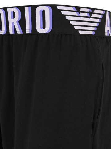 Emporio Armani - Pijama curto em preto