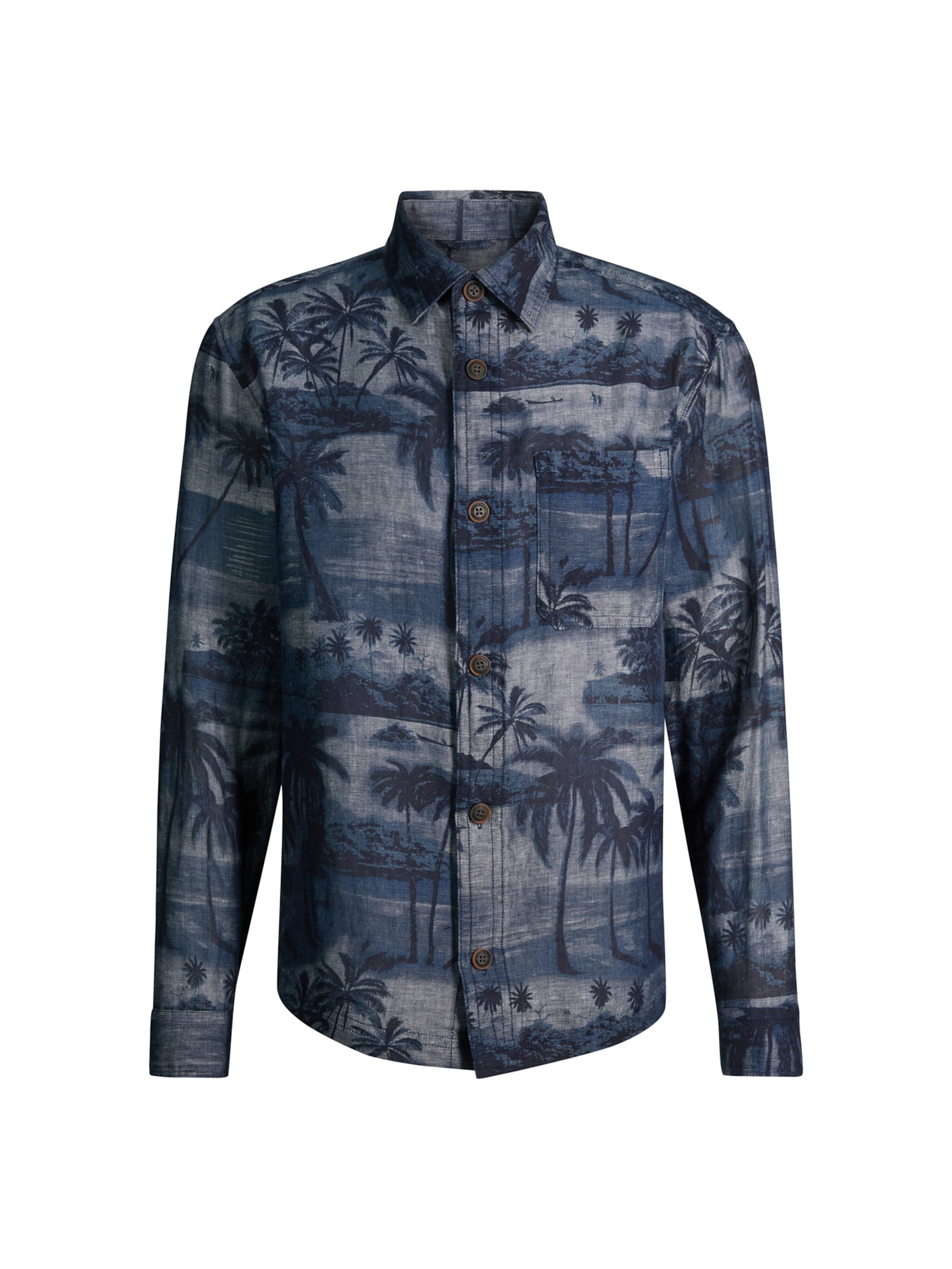 JOOP! Jeans Regular fit Overhemd 'Harvi' in Blauw: voorkant