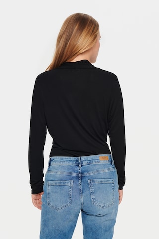 SAINT TROPEZ - Camiseta 'Vigga' en negro
