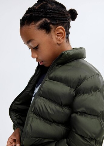 MANGO KIDS Winter Jacket in Green