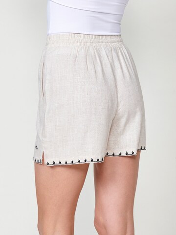 Regular Pantalon KOROSHI en blanc