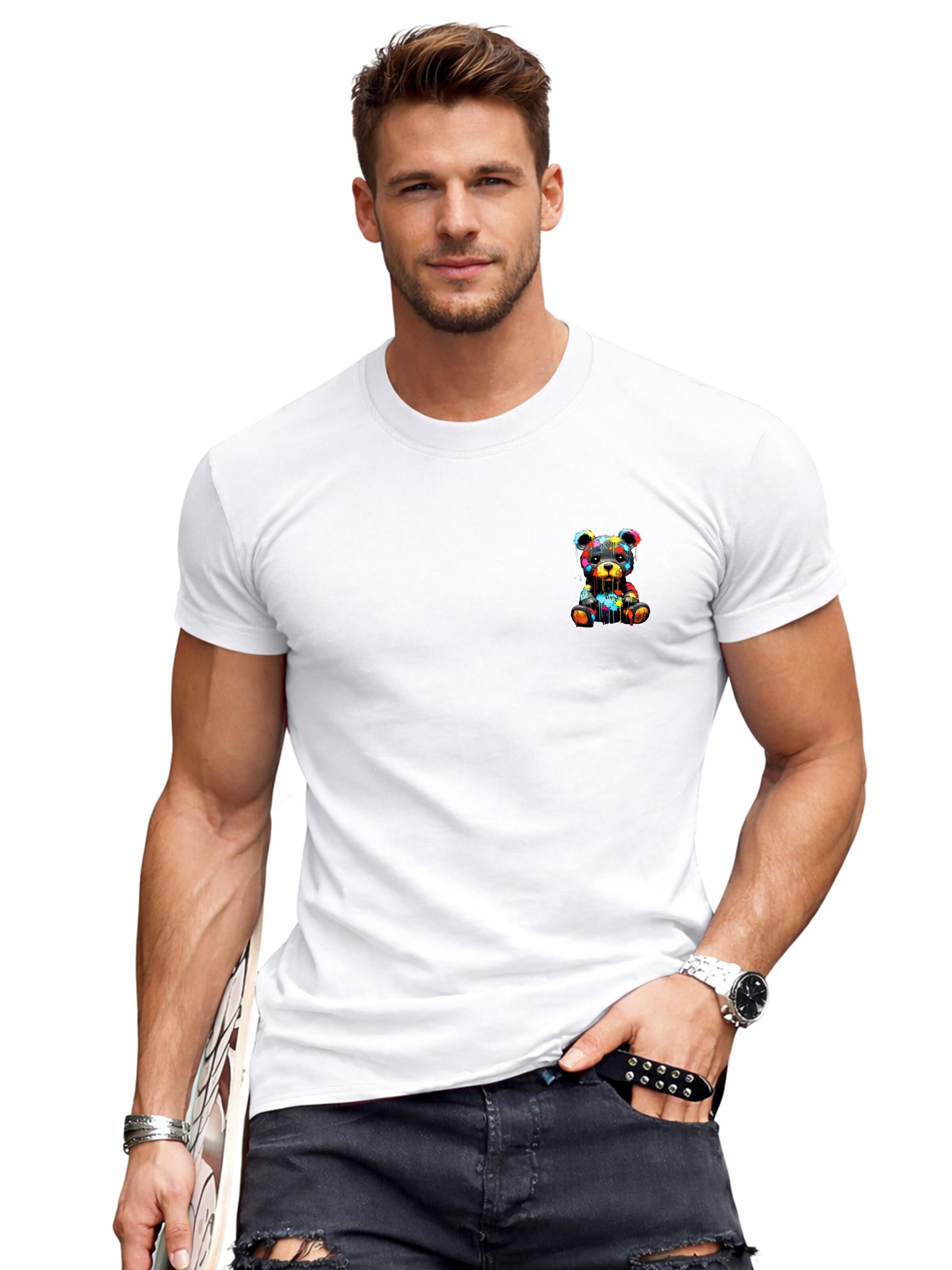 RMK Shirt‌‌‌‌‌ in Weiß: Vorderseite