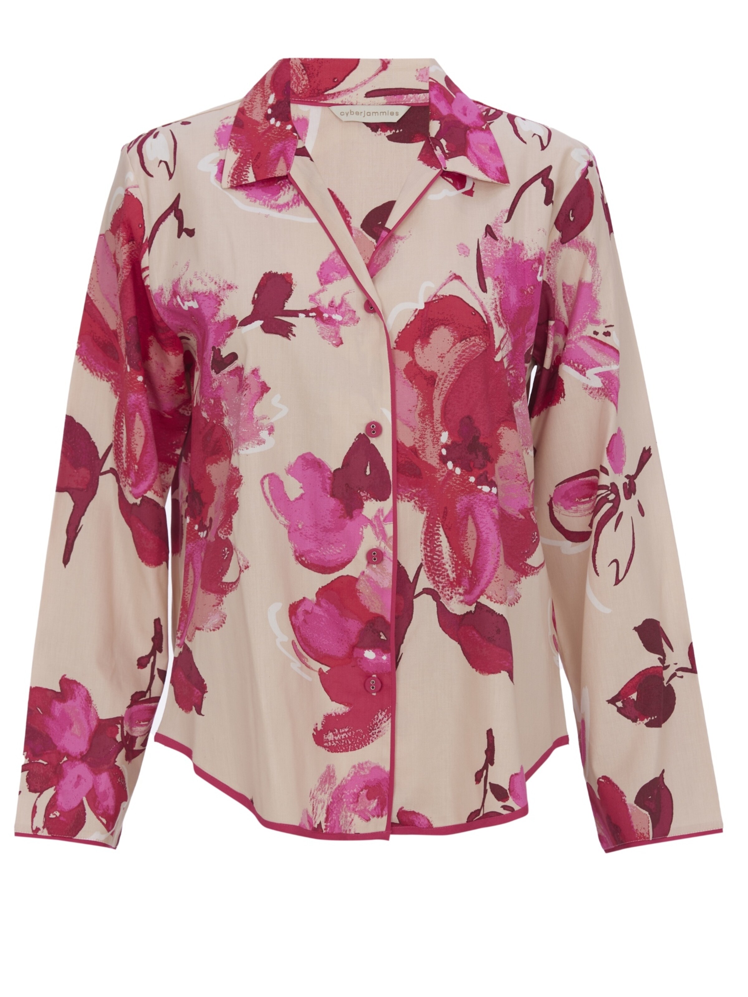 Cyberjammies Slaapshirt 'Aria' in Beige: voorkant