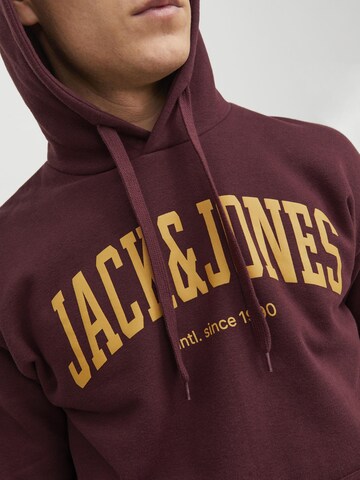 raudona JACK & JONES Megztinis be užsegimo 'JJEJosh'