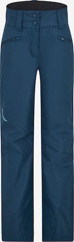 ZIENER Workout Pants 'ALIN' in Blue: front