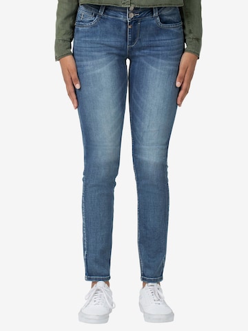 TIMEZONE Skinny Jeans 'Enya' in Blauw: voorkant