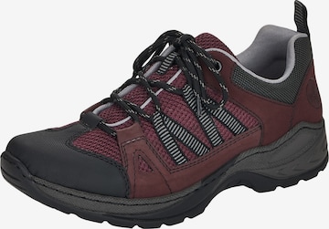 Chaussure de sport à lacets RIEKER en rouge : devant