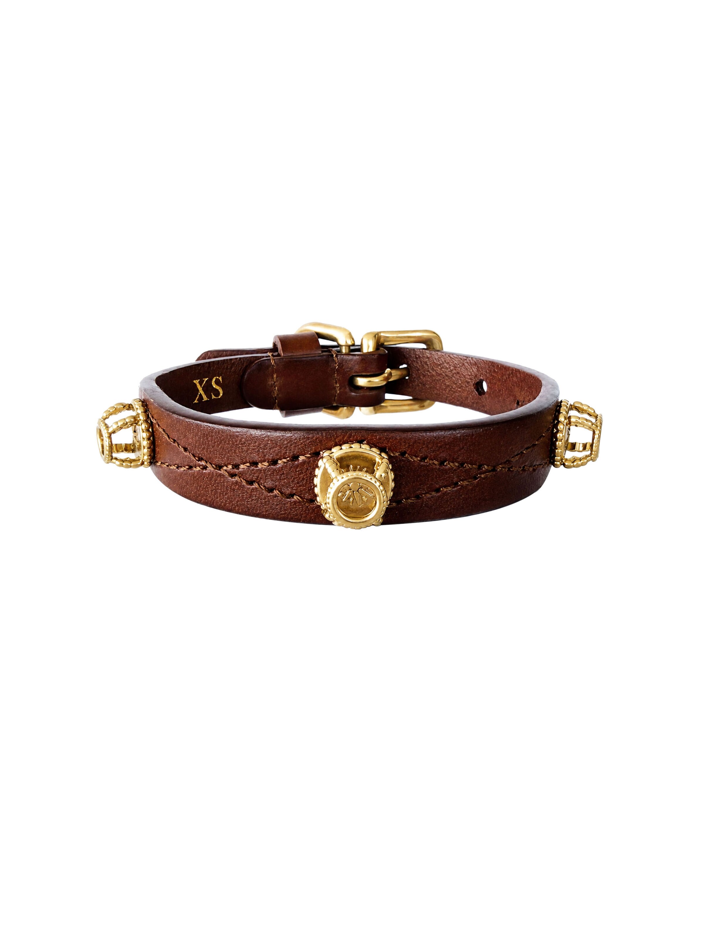 Unleash Cph Halsband in Brown: front