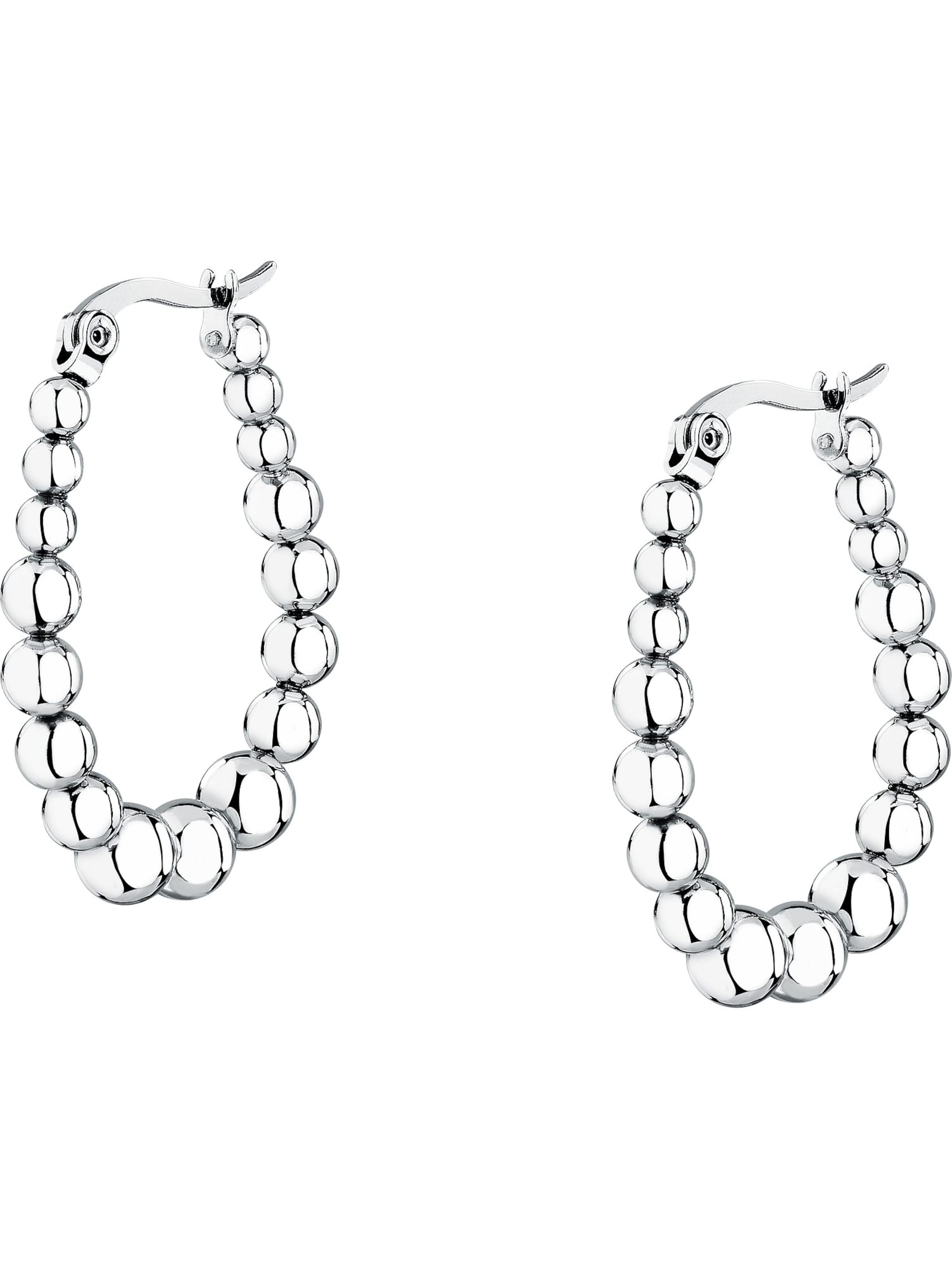 La Petite Story Ohrringe in Silber: Vorderseite