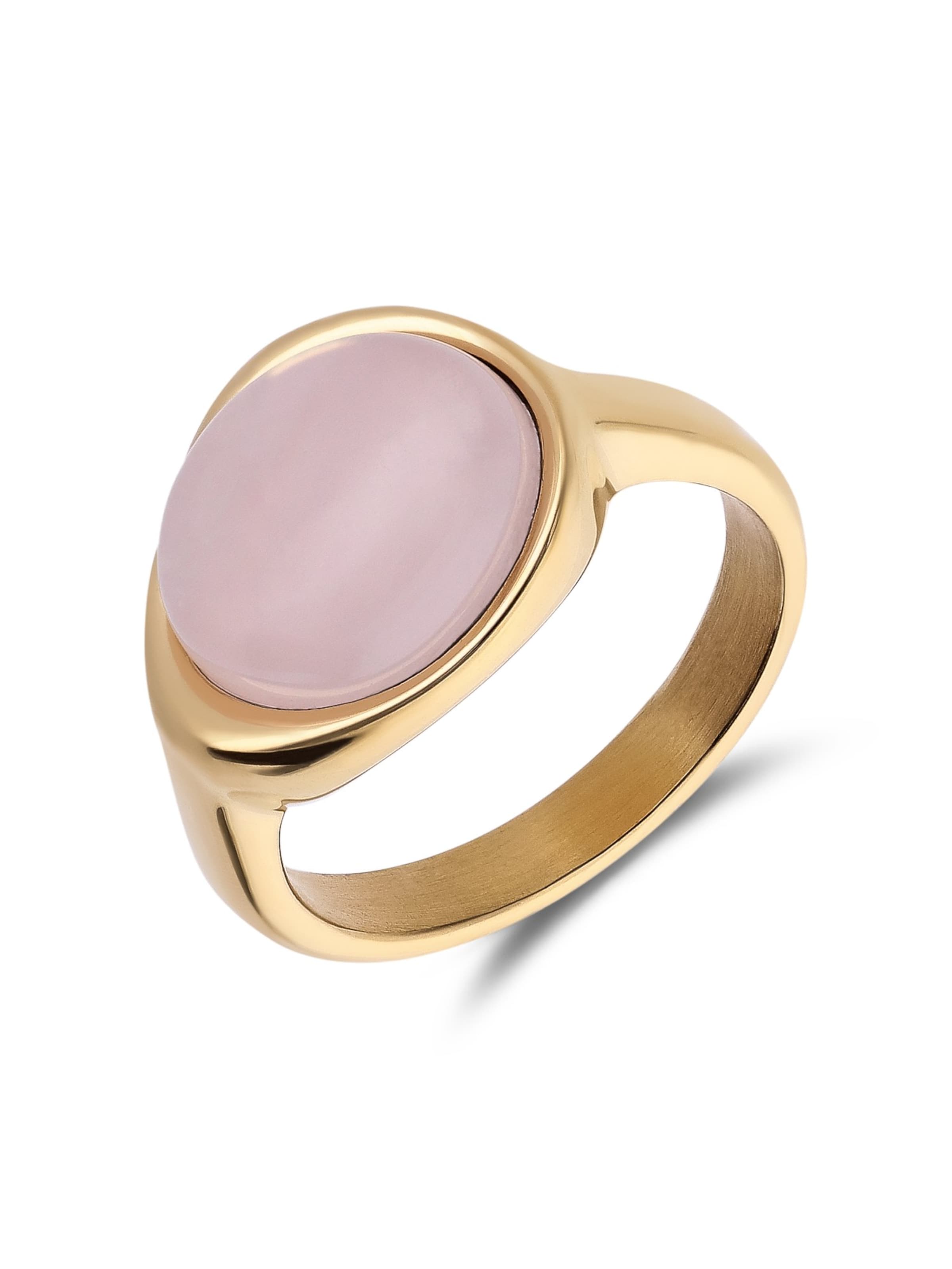 Lucardi Ring in Gold: Vorderseite