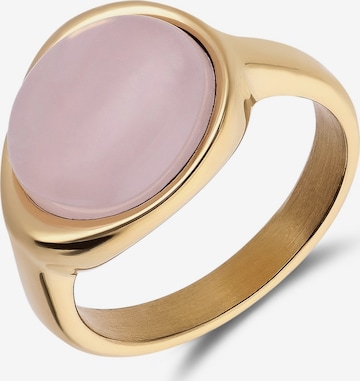 Lucardi Ring in Goud: voorkant