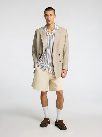 SELECTED HOMME Loose fit Trousers in Beige