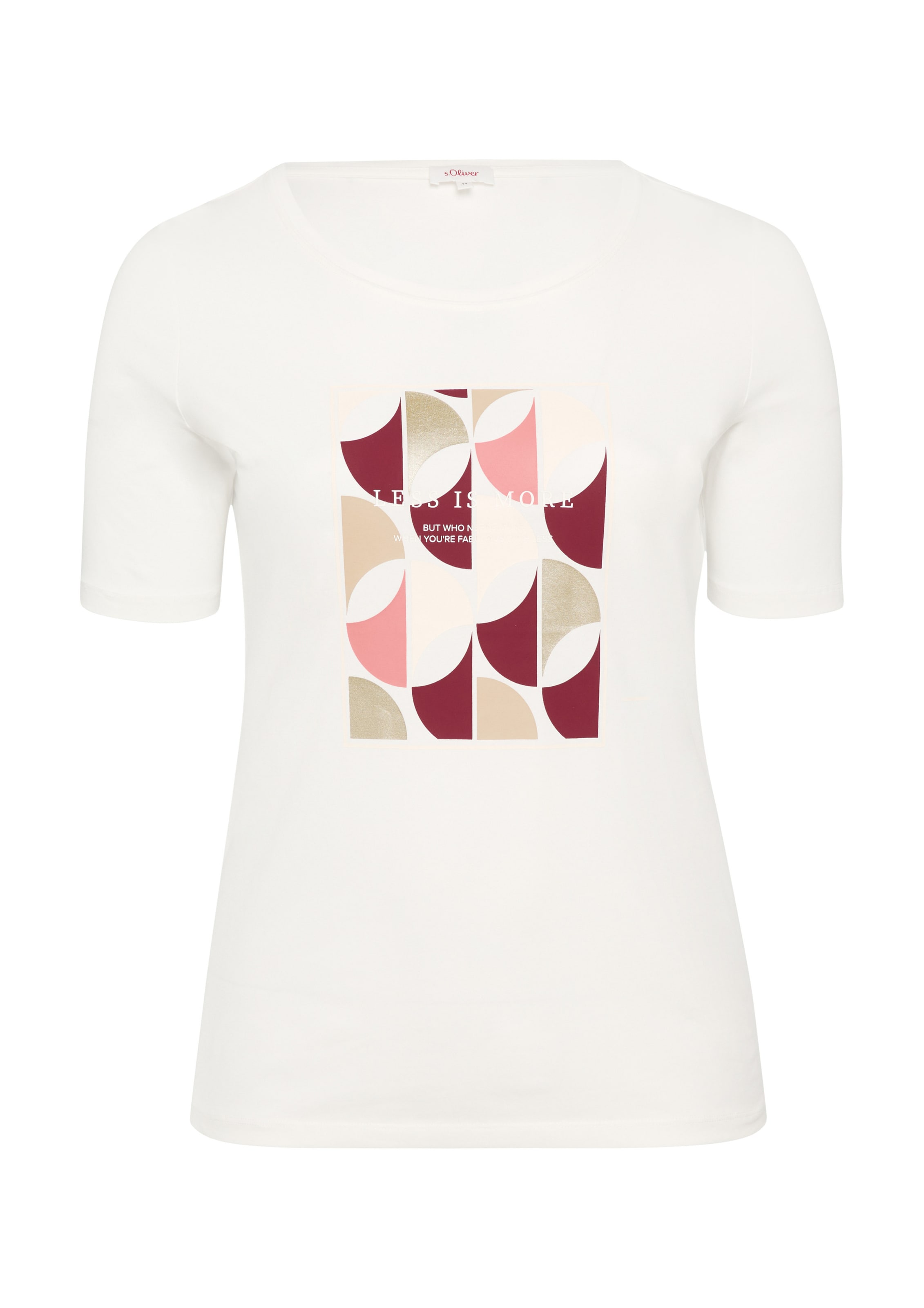 s.Oliver Shirt in Beige: front