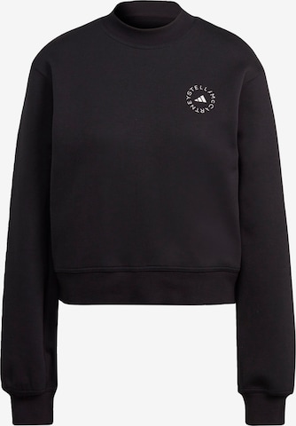 ADIDAS BY STELLA MCCARTNEY Sportief sweatshirt in Zwart: voorkant