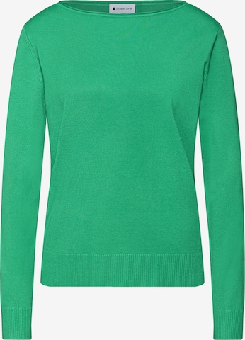 STREET ONE Pullover in Grün: Vorderseite