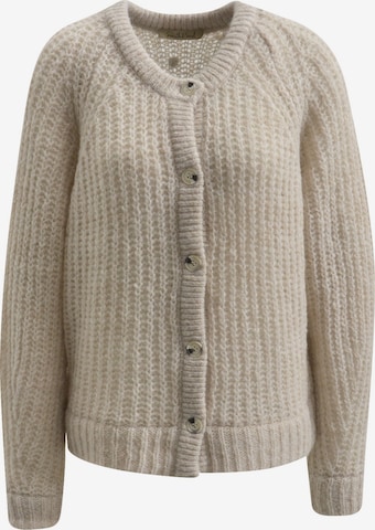 Smith&Soul Knit Cardigan 'Hairy' in Beige: front
