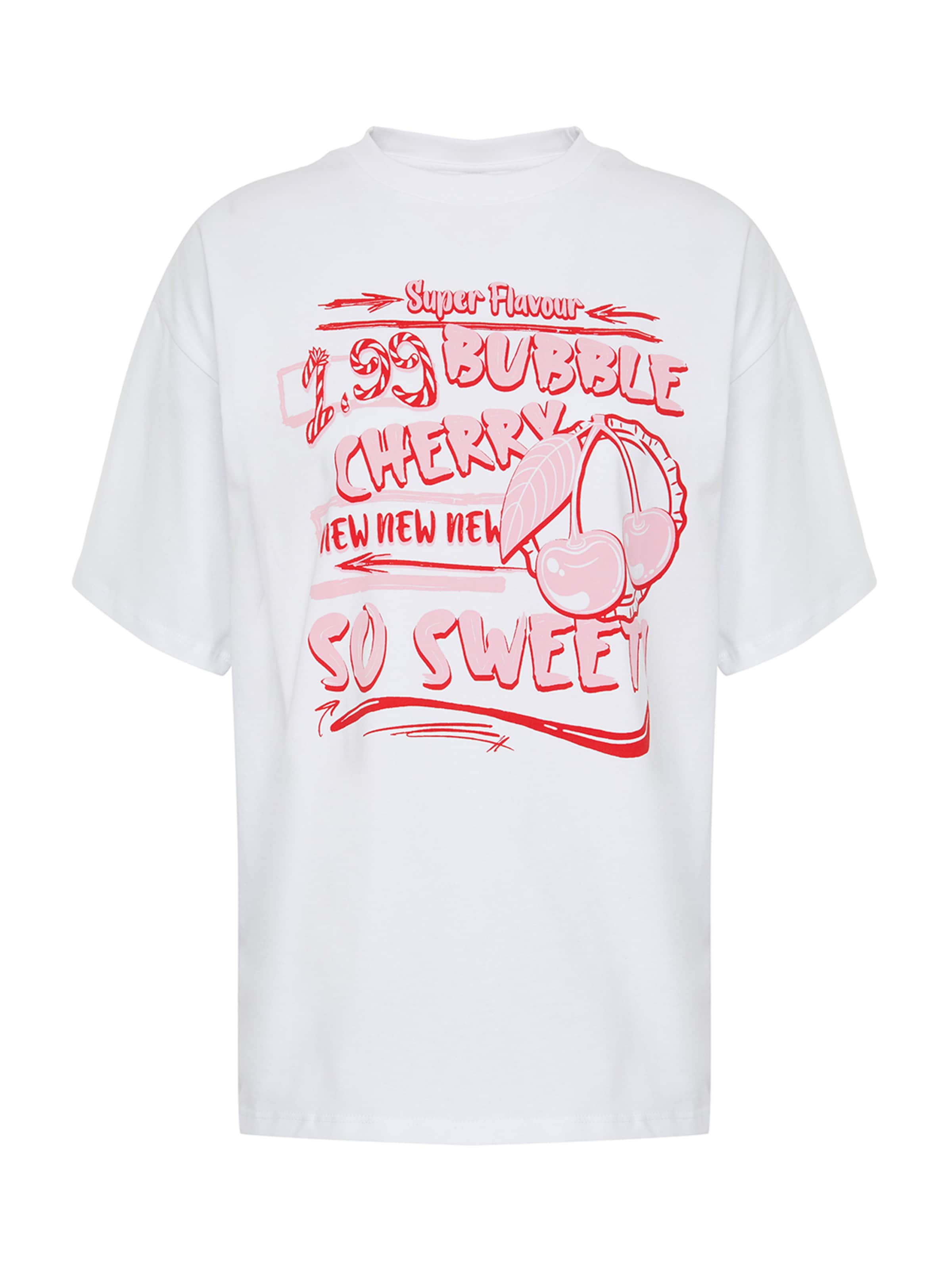 Trendyol Tričko - Biela: predná strana