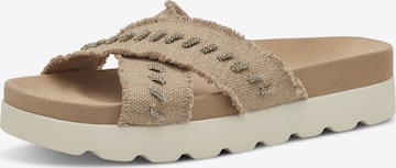 Tamaris Šľapky - Béžová: predná strana