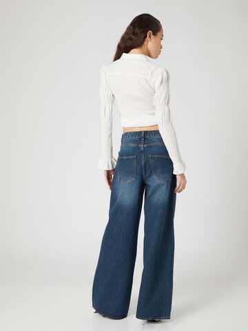 Wide leg Jeans 'Judith' di Bella x ABOUT YOU in blu