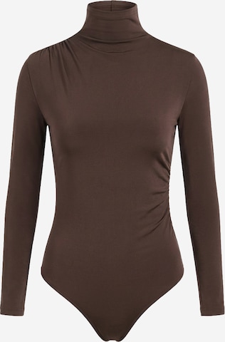 studioselect Shirt Bodysuit 'Janine' in Brown: front