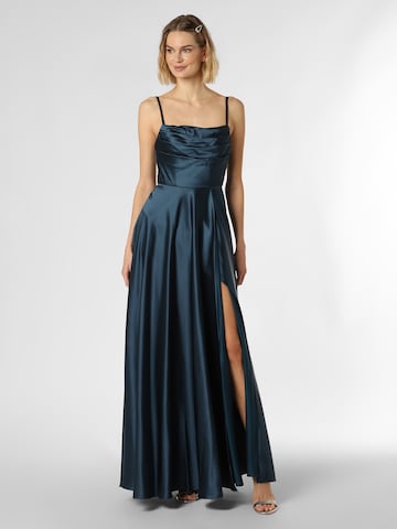 Laona Avondjurk in Blauw: voorkant