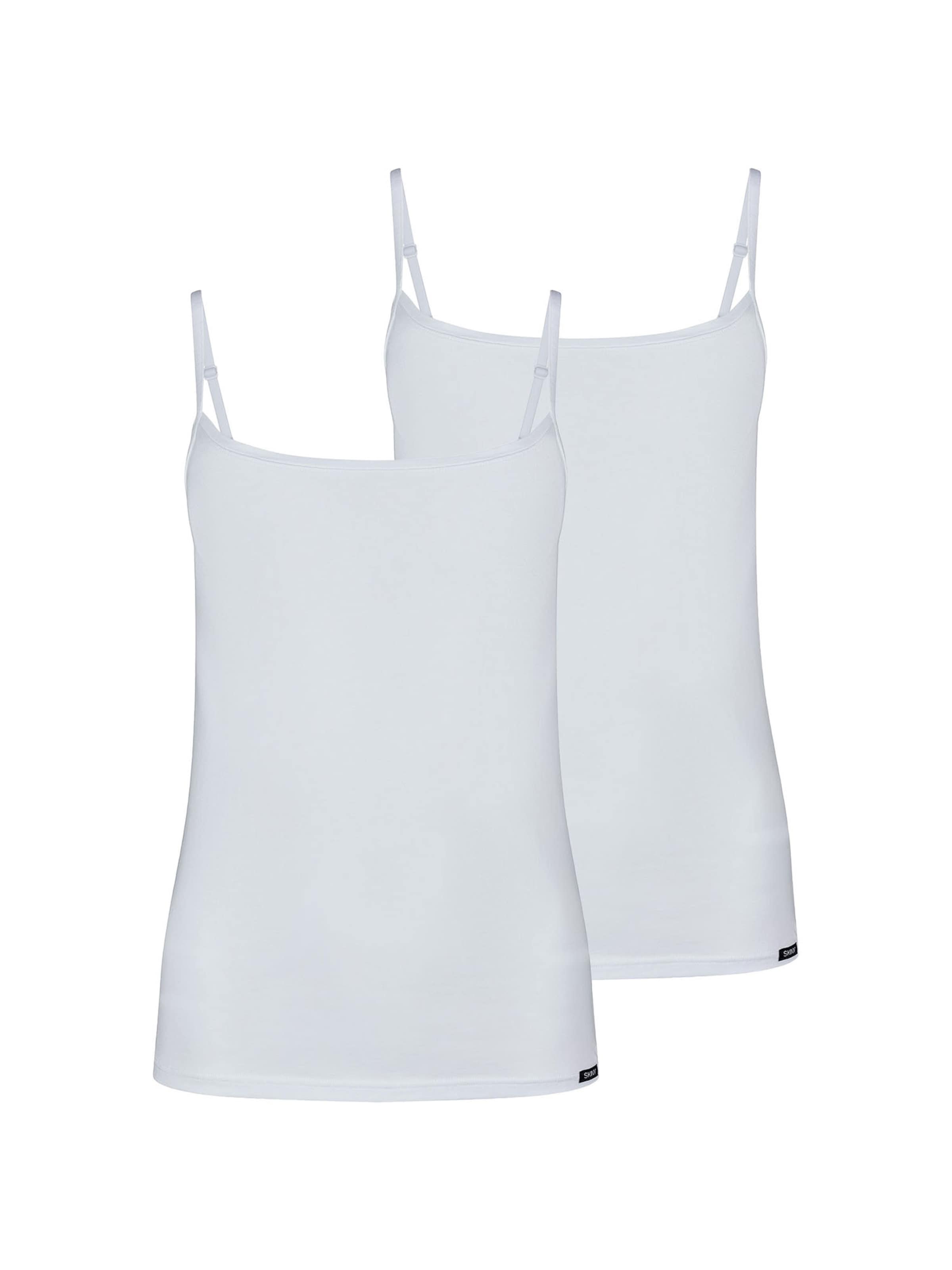 Haut ' Cotton Essentials ' Skiny en blanc : devant