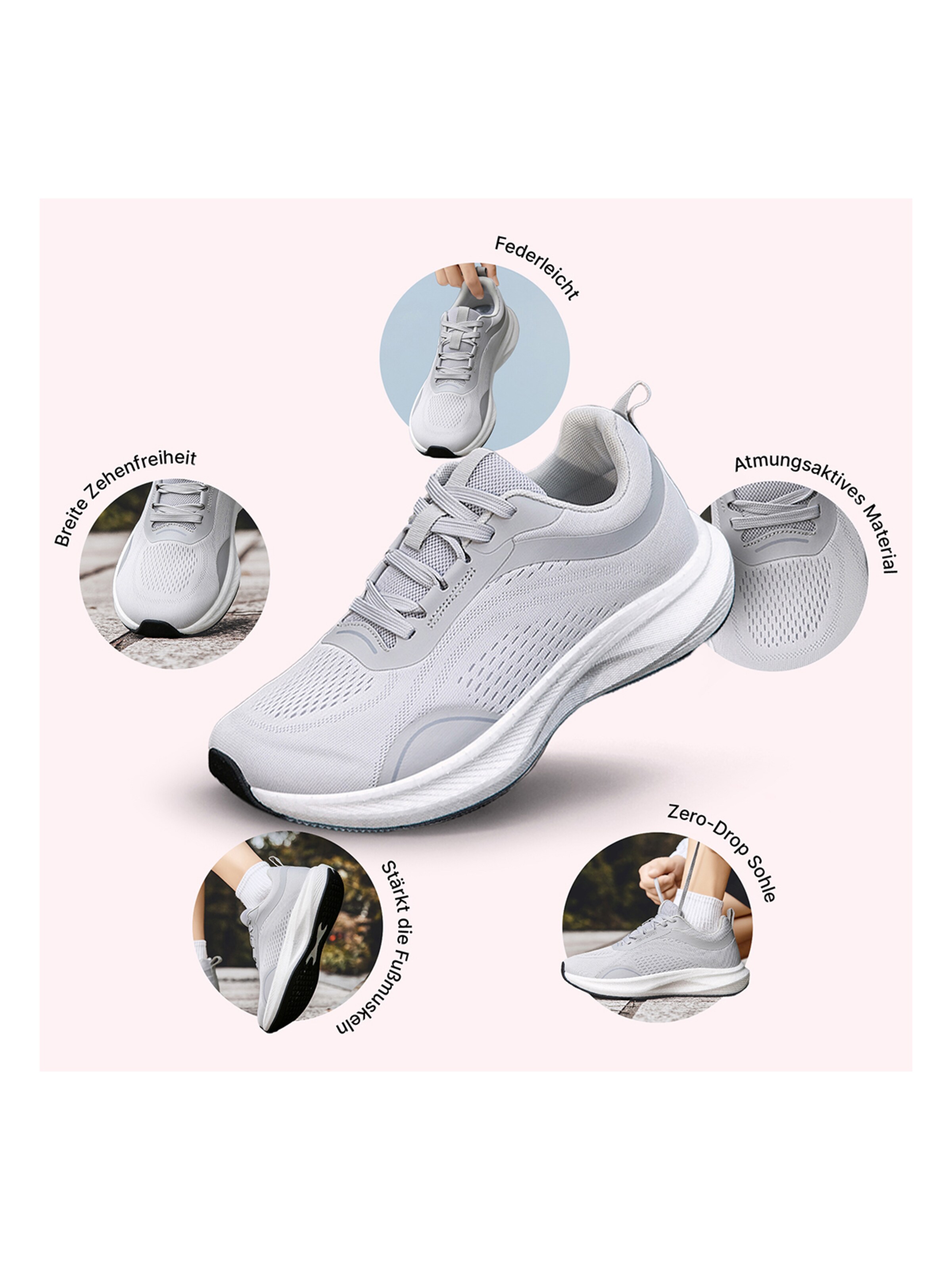 DOTALES Sneaker low 'DOTALES - EverStep'‌‌‌‌‌‌ in Grau