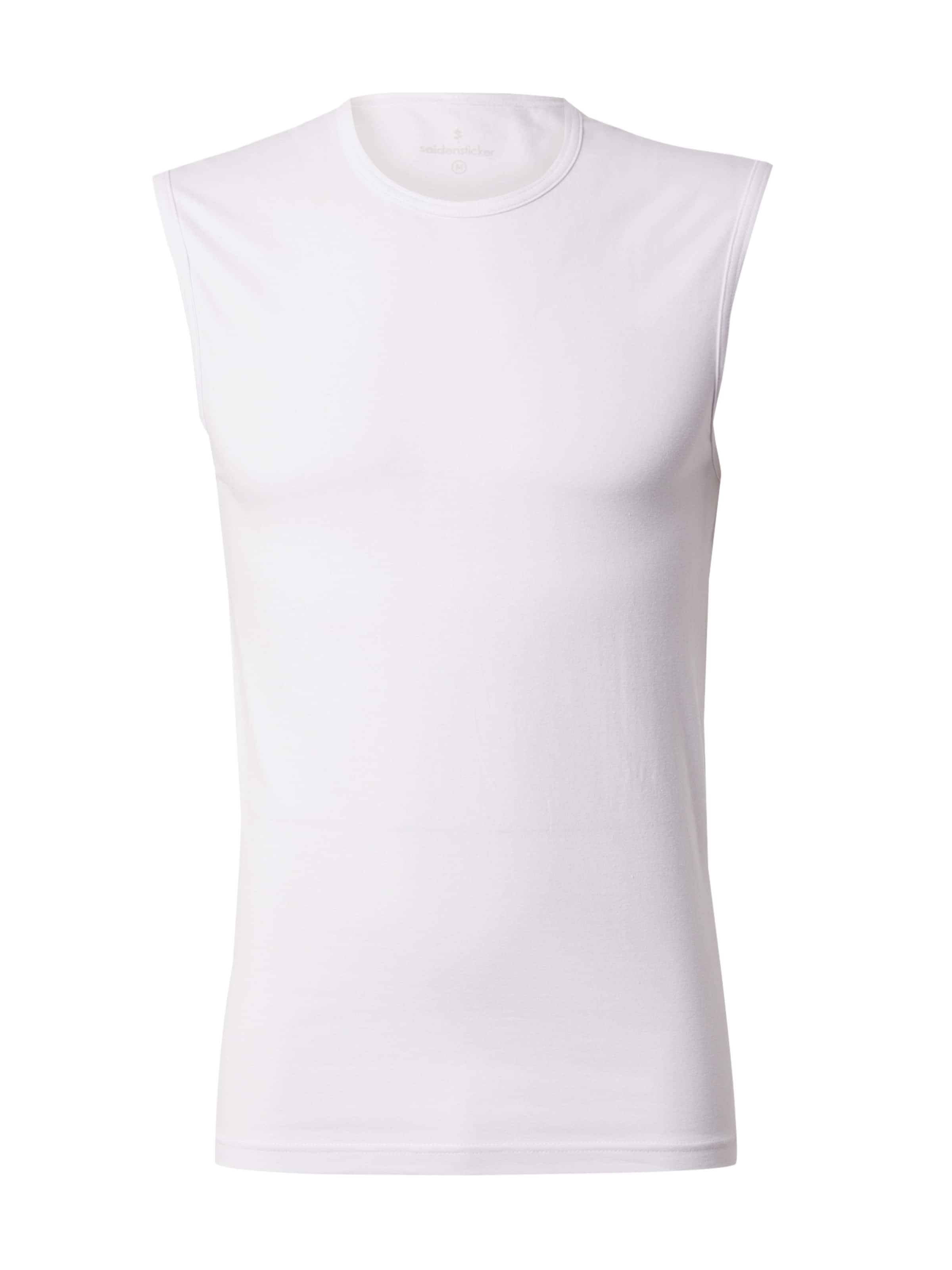 SEIDENSTICKER Unterziehshirt 'Schwarze Rose' in Weiß: Vorderseite